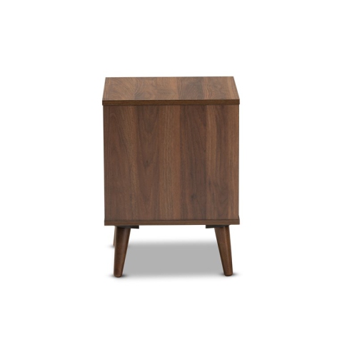 Bowery Hill Brown Finished Wood End Table