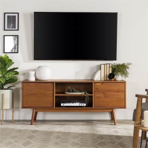 Natural Wood TV Stand Best Buy Canada