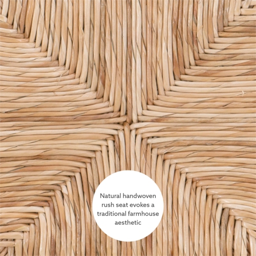 Linon Easton Backless Set of Two Wood 24.4" Counter Stools in Natural