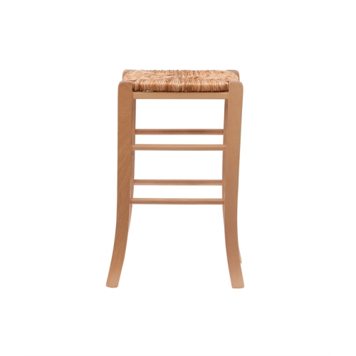 Linon Easton Backless Set of Two Wood 24.4" Counter Stools in Natural
