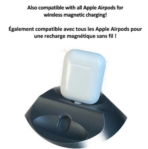 Support de chargement magnétique sans fil Lifestyle de Stimula pour base d'écouteurs AirPods Max d'Apple
