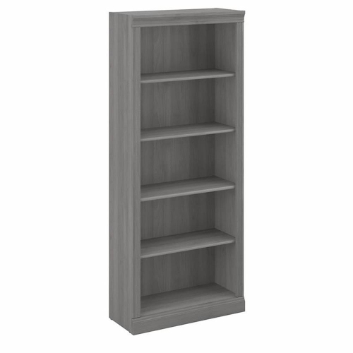 BUSH  Saratoga Tall 5 Shelf Bookcase In Modern - Engineered Wood In Gray They are very sturdy & look great in my office!!!