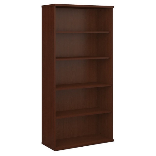 SCRANTON & CO  36" 5-Shelf Bookcase In In Mahogany