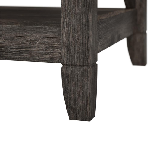 Key West Tall 5 Shelf Bookcase in Dark Gray Hickory - Engineered Wood