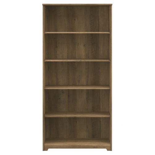 Cabot Tall 5 Shelf Bookcase in Reclaimed Pine - Engineered Wood