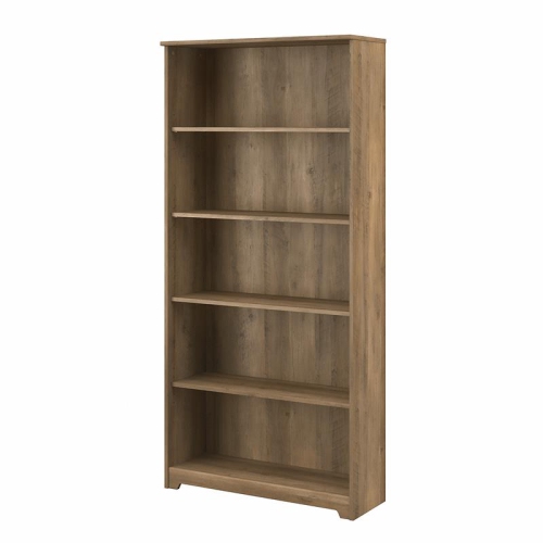 BOWERY HILL  Tall 5 Shelf Bookcase In Reclaimed Pine - Engineered Wood