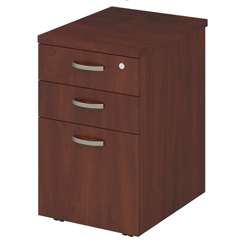 Bush Business Furniture Office in an Hour Mobile File Cabinet in Hansen Cherry