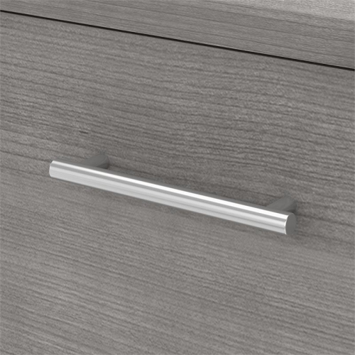 Somerset 2 Drawer Lateral File Cabinet in Platinum Gray - Engineered Wood