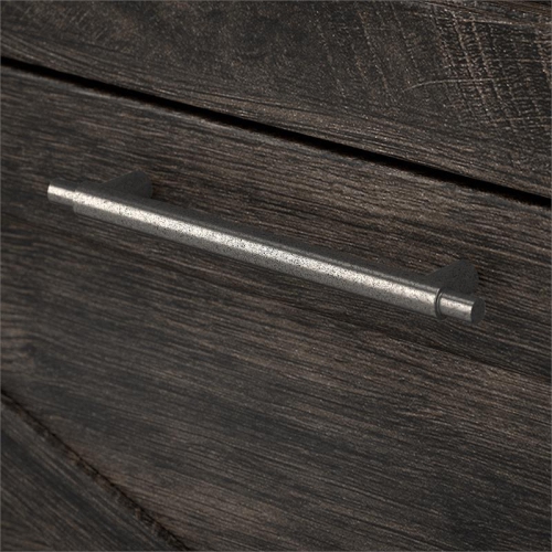 Key West 2 Drawer Lateral File Cabinet in Dark Gray Hickory - Engineered Wood