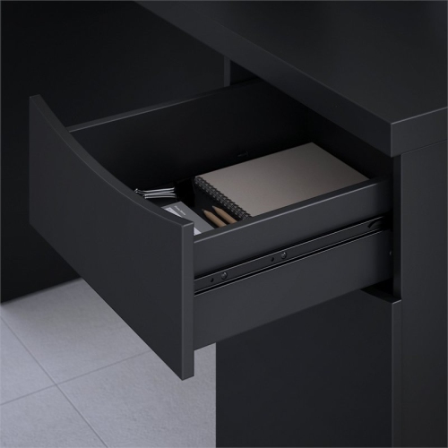 Atlin Designs Traditional Computer Desk in Classic Black