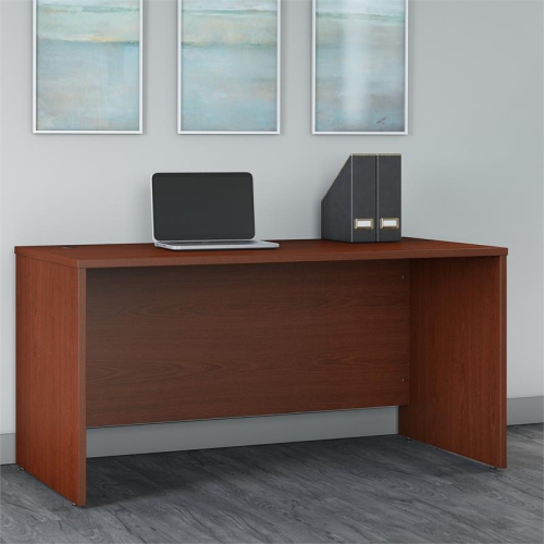 Scranton & Co Furniture 60W x 30D Office Desk in Mahogany