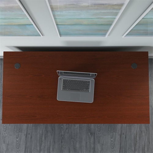 Scranton & Co Furniture 60W x 30D Office Desk in Mahogany