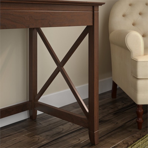 Scranton & Co Furniture Key West 60W L Shaped Desk in Bing Cherry