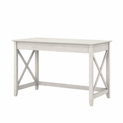 Key West 48W Writing Desk in Linen White Oak - Engineered Wood