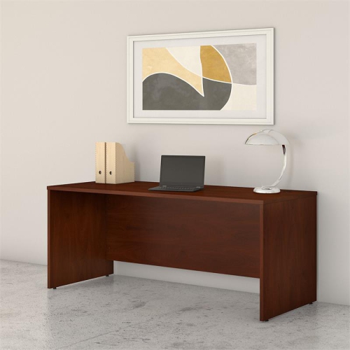 Scranton & Co Furniture 72W x 30D Office Desk in Cherry