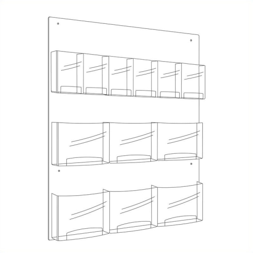 Scranton & Co 6 Magazine and 6 Pamphlet Display