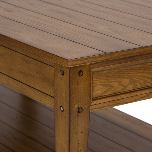 Pemberly Row Modern Wood Lift Top Cocktail Table in Espresso