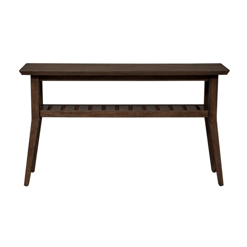 LIBERTY FURNITURE  Ventura Blvd Sofa Table In Dark Brown