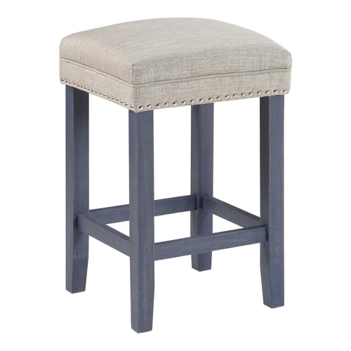 Furniture of America Sabana Wood 4-Piece Counter Height Dining Set in Blue