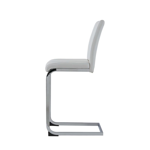 Global Furniture USA Faux Leather Barstools in White