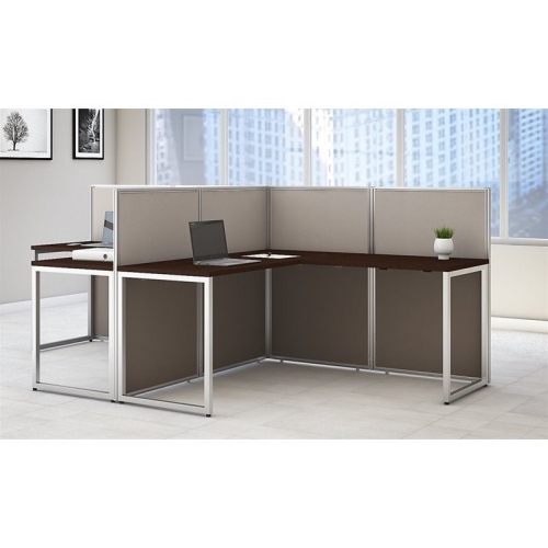 SCRANTON & CO  Furniture L Shaped Desk for 2 In Cherry