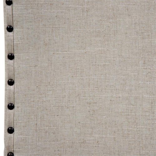 Bowery Hill Contemporary Fabric Padded Counter Stool in Beige