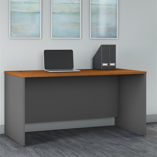 Series C 60W x 30D Office Desk in Natural Cherry - Engineered Wood