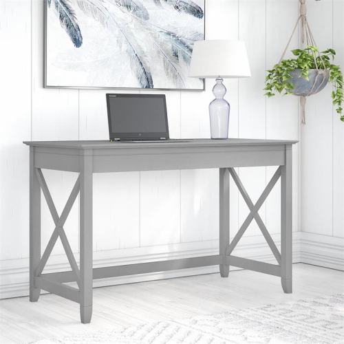 Key West 48W Writing Desk in Cape Cod Gray - Engineered Wood