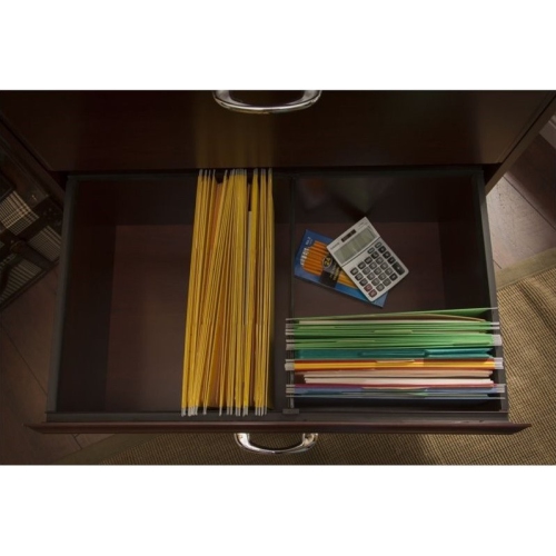 Pemberly Row 3 Piece Office Set in Harvest Cherry