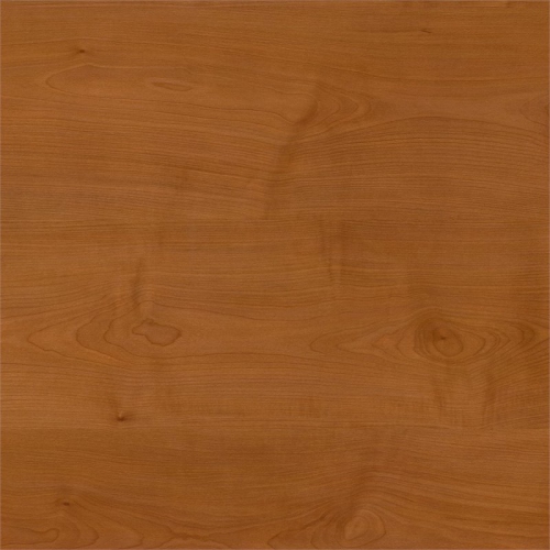 Series A 83" L Shaped Executive Desk in Natural Cherry - Engineered Wood