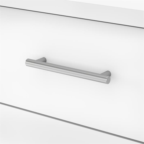 Somerset 72W Office Desk with Drawers in White - Engineered Wood