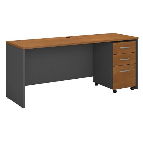 SCRANTON & CO  72" Credenza Desk With Pedestal