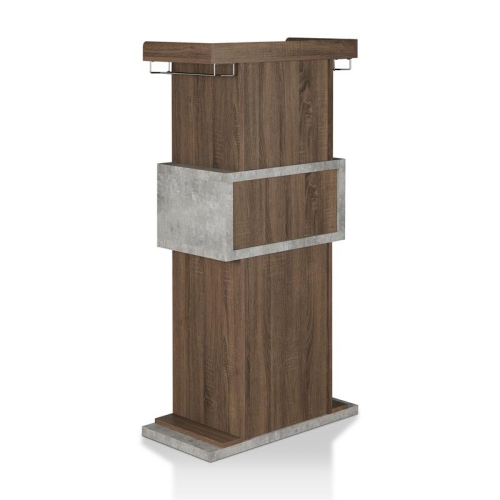 Bowery Hill Modern Wood Multi-Storage Buffet in Chestnut Brown