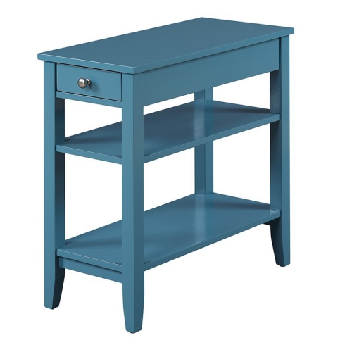 PEMBERLY ROW  Three-Tier End Table In Wood Finish In Blue