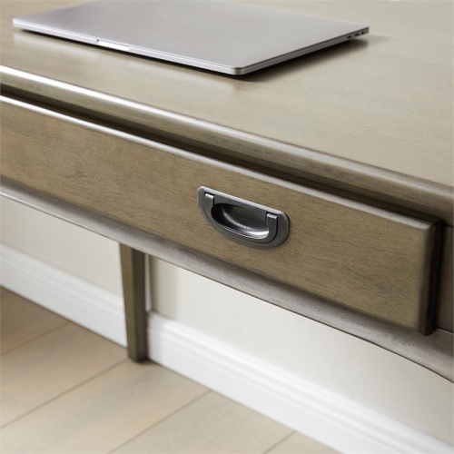 Bowery Hill Contemporary TV Stand For 65" TV's in Smoke and Gunmetal Gray