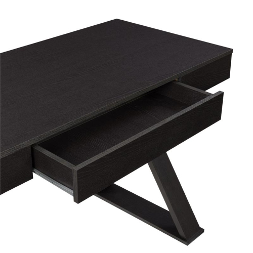 CorLiving Folio Farmhouse Brown Engineered Wood Desk