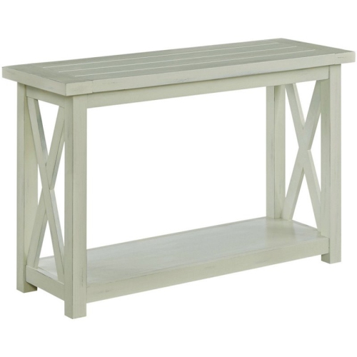 Homestyles Seaside Lodge Wood Console Table in Off White