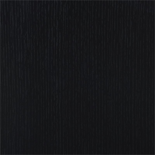 Newport Deluxe Two-Drawer Desk with Shelf in Black Wood Finish