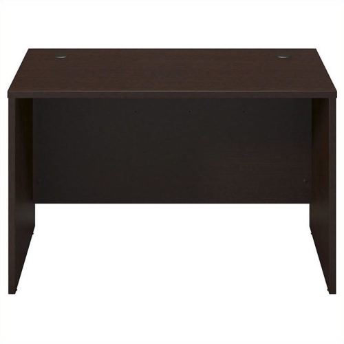 Scranton & Co 48W x 30D Shell Desk in Mocha Cherry