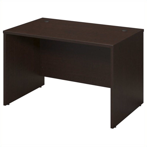 Scranton & Co 48W x 30D Shell Desk in Mocha Cherry