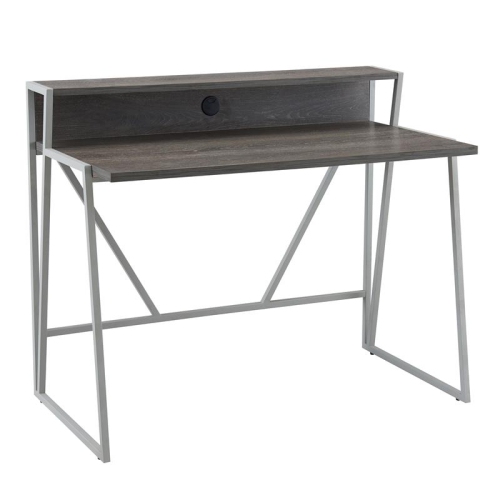 LEICK FURNITURE  70010-Wwnk Fletcher 44"l X 23.75" Writing Desk In Weathered Wood/nickel