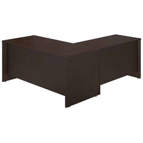 Bush Business Furniture Series C Elite 66W x 30D Desk Shell with 48W Return in Mocha Cherry