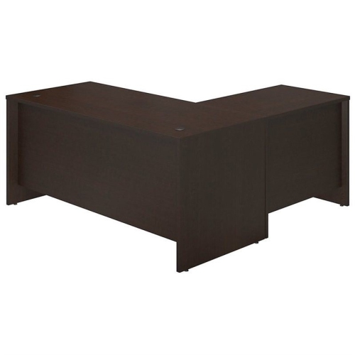 Bush Business Furniture Series C Elite 66W x 30D Desk Shell with 36W Return in Mocha Cherry