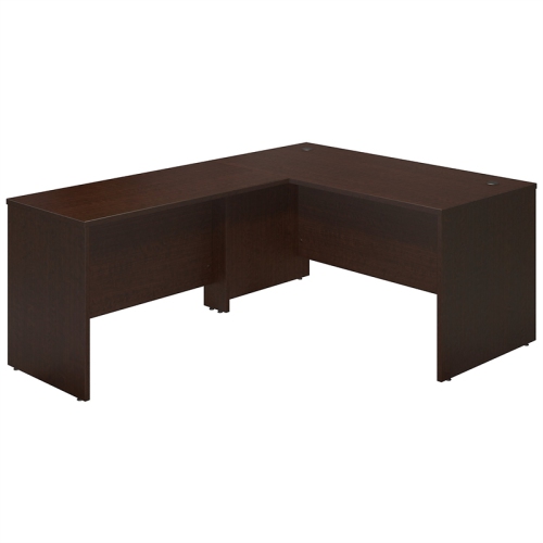 Bush Business Furniture Series C Elite 60W x 30D Desk Shell with 48W Return in Mocha Cherry