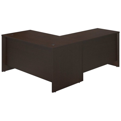 Bush Business Furniture Series C Elite 60W x 30D Desk Shell with 48W Return in Mocha Cherry