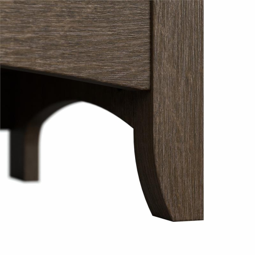 Bowery Hill Tall 5 Shelf Bookcase in Ash Brown - Engineered Wood