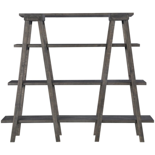 Beaumont Lane 4 Shelf Bookcase in Weathered Charcoal