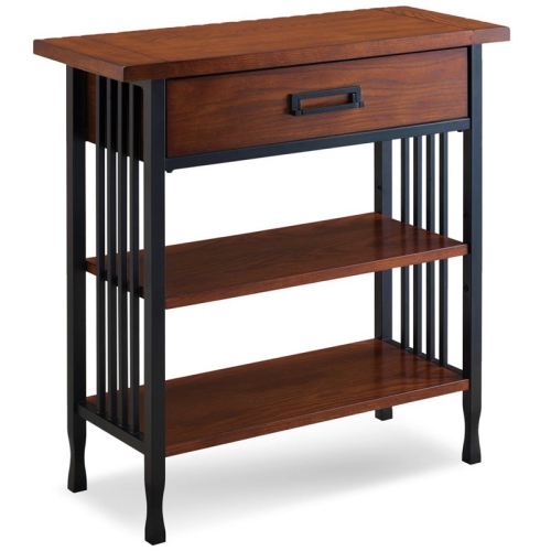 BOWERY HILL  Foyer Bookcase With Drawer Storage