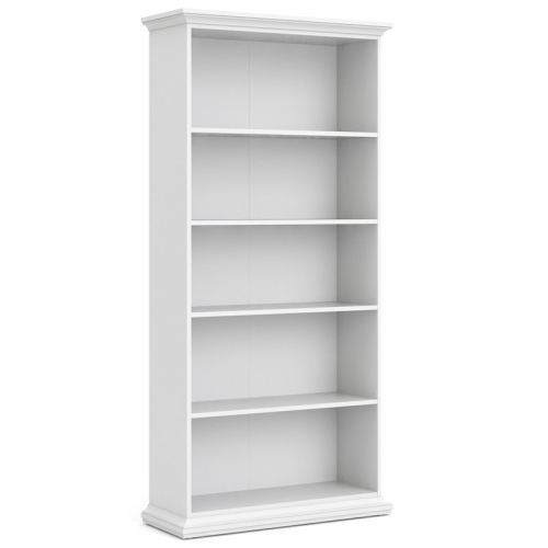 Tvilum Sonoma 5 Shelf Bookcase in White