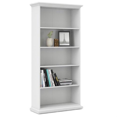Tvilum Sonoma 5 Shelf Bookcase in White